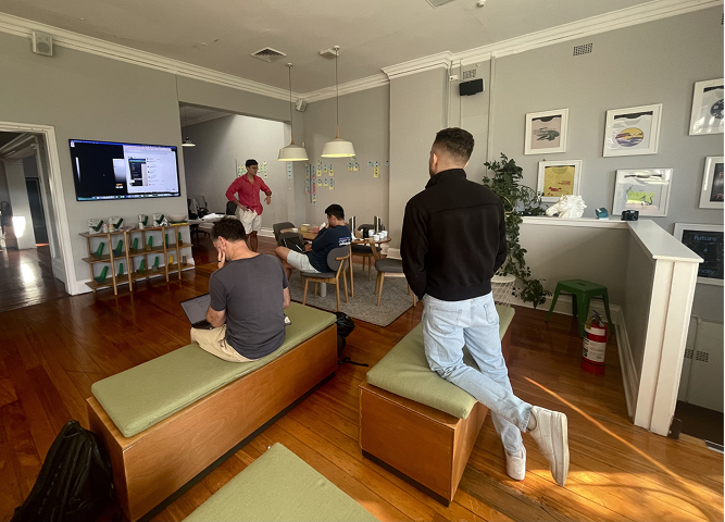 SoloStack Workshop attendees building together